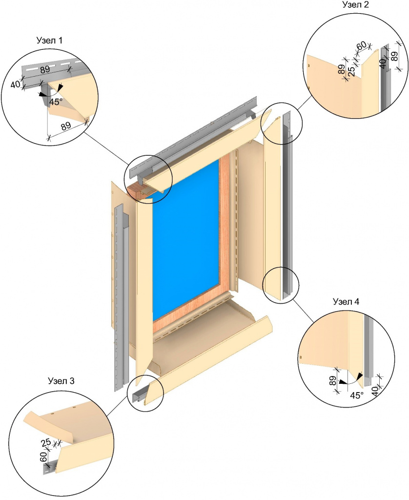 Обрамление оконного проёма Обрамление оконного проёма