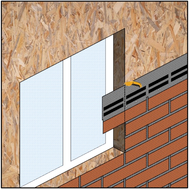 Подрезка фасадной плитки при подходе к углам оконных
                        проёмов klinker