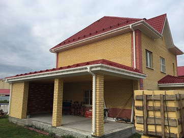 Хомут универсальный для водосточной трубы LUX, пломбир - 23